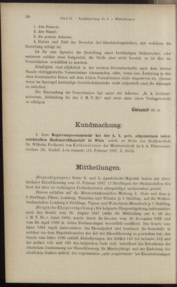 Verordnungsblatt des K.K. Justizministeriums 18970226 Seite: 4