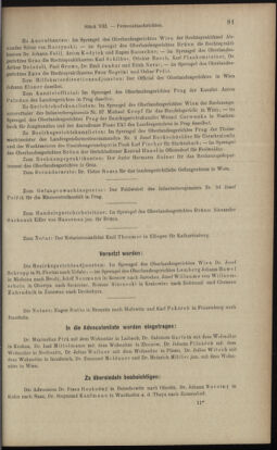 Verordnungsblatt des K.K. Justizministeriums 18970427 Seite: 3