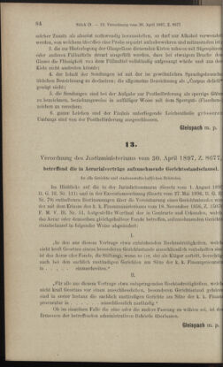 Verordnungsblatt des K.K. Justizministeriums 18970508 Seite: 2