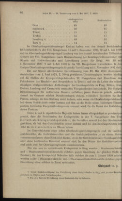 Verordnungsblatt des K.K. Justizministeriums 18970508 Seite: 4