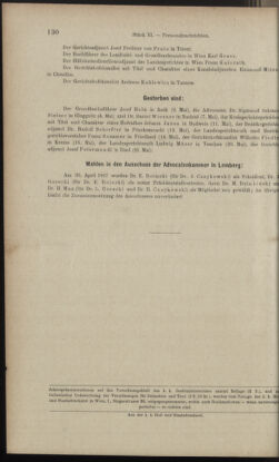 Verordnungsblatt des K.K. Justizministeriums 18970605 Seite: 8