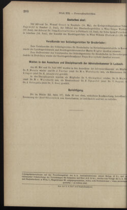 Verordnungsblatt des K.K. Justizministeriums 18970705 Seite: 28