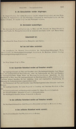 Verordnungsblatt des K.K. Justizministeriums 18970910 Seite: 7