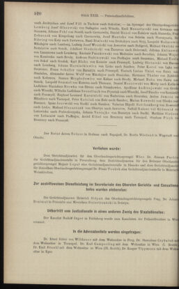 Verordnungsblatt des K.K. Justizministeriums 18971214 Seite: 30