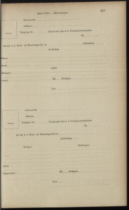 Verordnungsblatt des K.K. Justizministeriums 18971214 Seite: 7