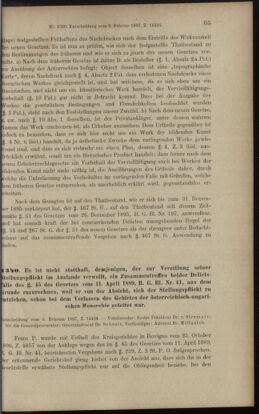 Verordnungsblatt des K.K. Justizministeriums 18971231 Seite: 105