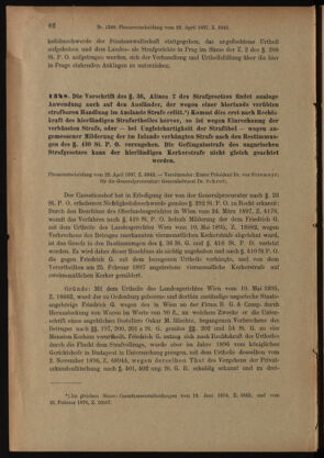 Verordnungsblatt des K.K. Justizministeriums 18971231 Seite: 122