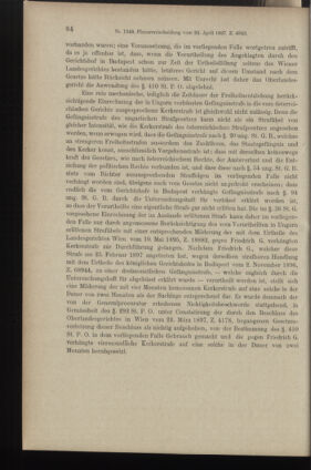 Verordnungsblatt des K.K. Justizministeriums 18971231 Seite: 124