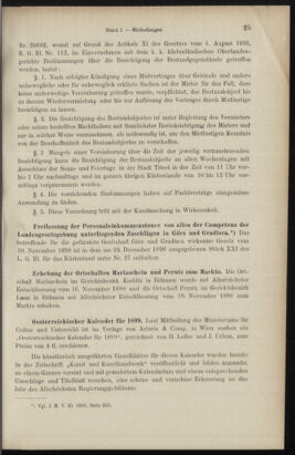 Verordnungsblatt des K.K. Justizministeriums 18990114 Seite: 46