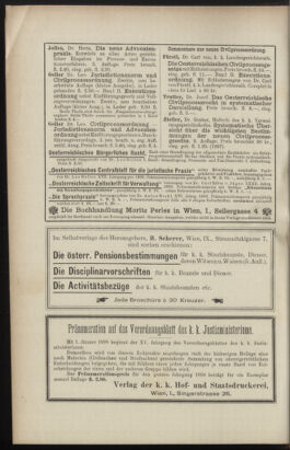 Verordnungsblatt des K.K. Justizministeriums 18990114 Seite: 53