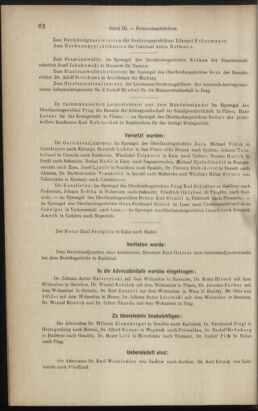 Verordnungsblatt des K.K. Justizministeriums 18990215 Seite: 15