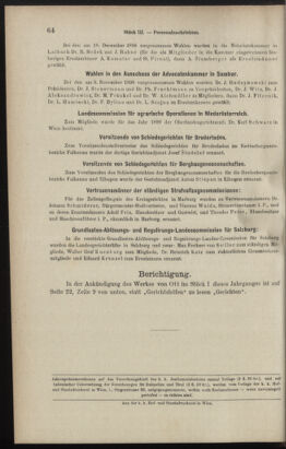 Verordnungsblatt des K.K. Justizministeriums 18990215 Seite: 17