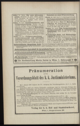 Verordnungsblatt des K.K. Justizministeriums 18990305 Seite: 12