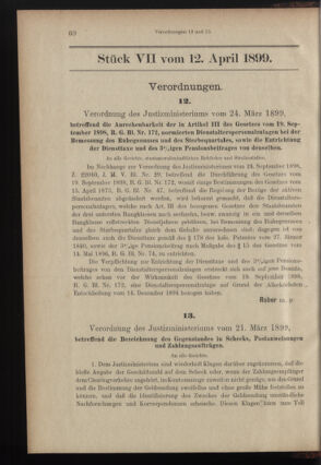 Verordnungsblatt des K.K. Justizministeriums