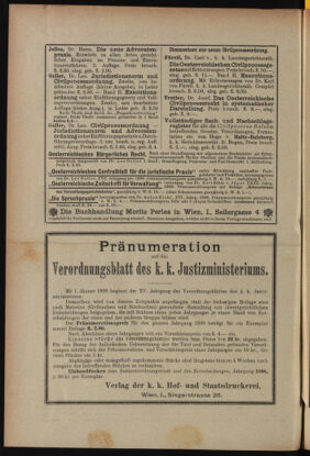 Verordnungsblatt des K.K. Justizministeriums 18990429 Seite: 21