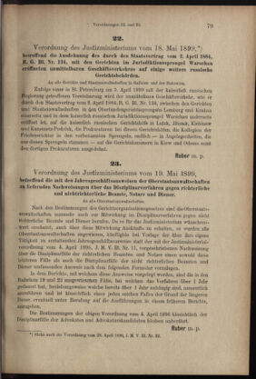 Verordnungsblatt des K.K. Justizministeriums 18990615 Seite: 2