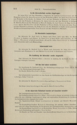 Verordnungsblatt des K.K. Justizministeriums 18990615 Seite: 84