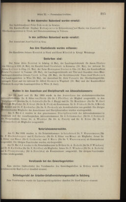 Verordnungsblatt des K.K. Justizministeriums 18990615 Seite: 85