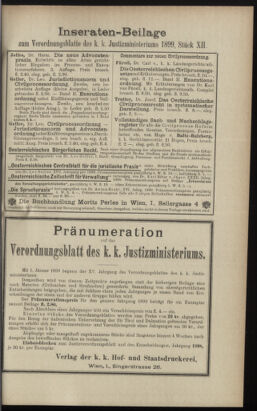 Verordnungsblatt des K.K. Justizministeriums 18990630 Seite: 14