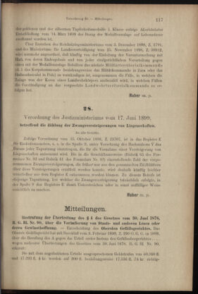 Verordnungsblatt des K.K. Justizministeriums 18990630 Seite: 2