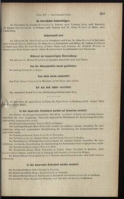 Verordnungsblatt des K.K. Justizministeriums 18990725 Seite: 15