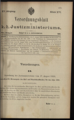 Verordnungsblatt des K.K. Justizministeriums 18990830 Seite: 11