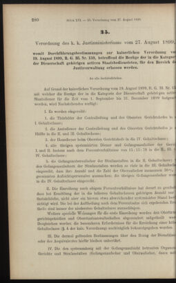 Verordnungsblatt des K.K. Justizministeriums 18990830 Seite: 16