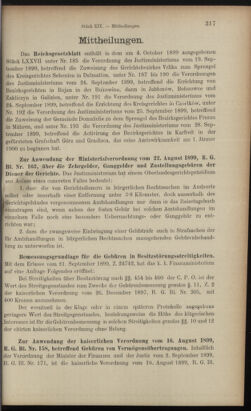 Verordnungsblatt des K.K. Justizministeriums 18991013 Seite: 9