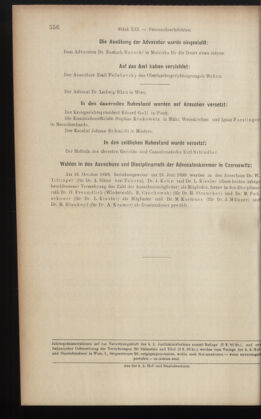 Verordnungsblatt des K.K. Justizministeriums 18991109 Seite: 23