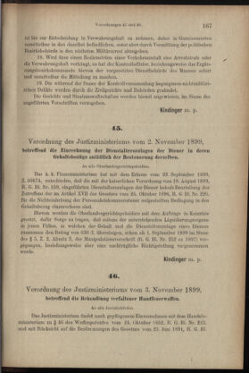 Verordnungsblatt des K.K. Justizministeriums 18991109 Seite: 8