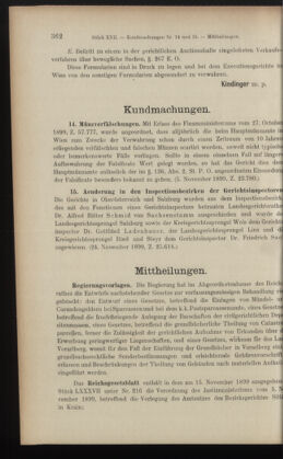 Verordnungsblatt des K.K. Justizministeriums 18991127 Seite: 14