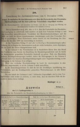 Verordnungsblatt des K.K. Justizministeriums 18991222 Seite: 18