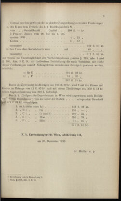 Verordnungsblatt des K.K. Justizministeriums 19000228 Seite: 19