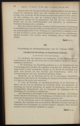 Verordnungsblatt des K.K. Justizministeriums 19000228 Seite: 2