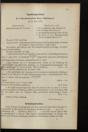 Verordnungsblatt des K.K. Justizministeriums 19000228 Seite: 43