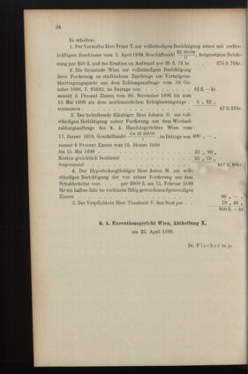 Verordnungsblatt des K.K. Justizministeriums 19000228 Seite: 44