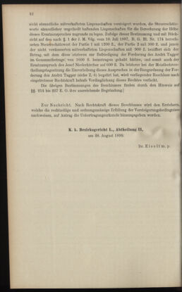 Verordnungsblatt des K.K. Justizministeriums 19000228 Seite: 52