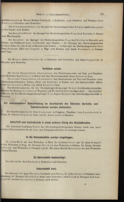 Verordnungsblatt des K.K. Justizministeriums 19000315 Seite: 17