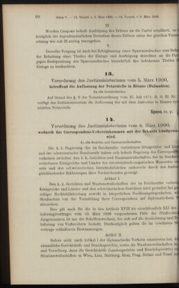 Verordnungsblatt des K.K. Justizministeriums 19000315 Seite: 4