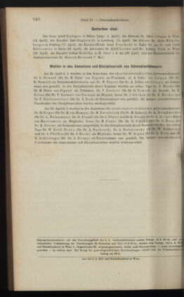 Verordnungsblatt des K.K. Justizministeriums 19000511 Seite: 32