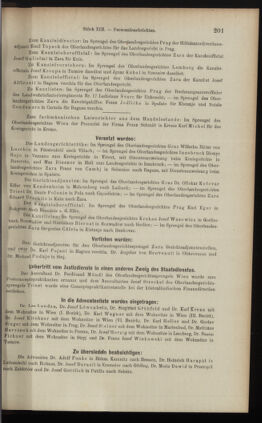 Verordnungsblatt des K.K. Justizministeriums 19000713 Seite: 23