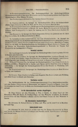 Verordnungsblatt des K.K. Justizministeriums 19001129 Seite: 11