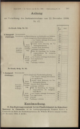 Verordnungsblatt des K.K. Justizministeriums 19001229 Seite: 5