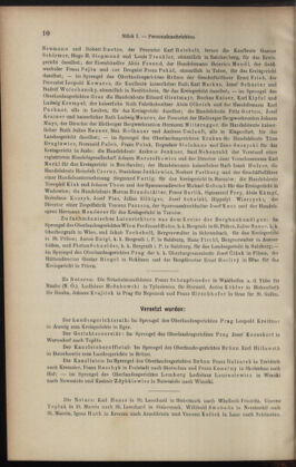 Verordnungsblatt des K.K. Justizministeriums 19010115 Seite: 10