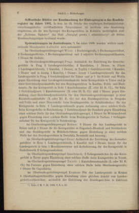 Verordnungsblatt des K.K. Justizministeriums 19010115 Seite: 6