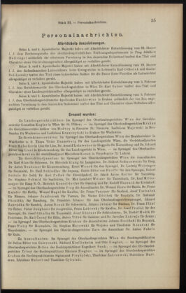 Verordnungsblatt des K.K. Justizministeriums 19010215 Seite: 7