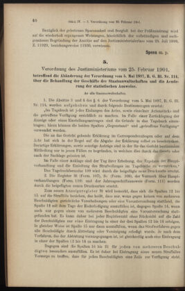 Verordnungsblatt des K.K. Justizministeriums 19010305 Seite: 2