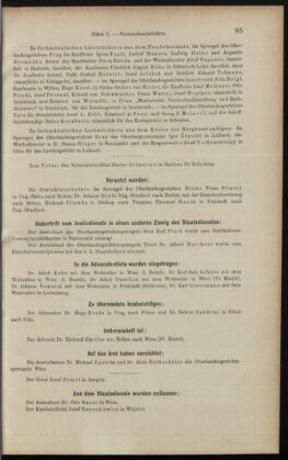 Verordnungsblatt des K.K. Justizministeriums 19010316 Seite: 7