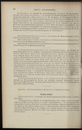 Verordnungsblatt des K.K. Justizministeriums 19010329 Seite: 6