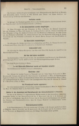 Verordnungsblatt des K.K. Justizministeriums 19010329 Seite: 7